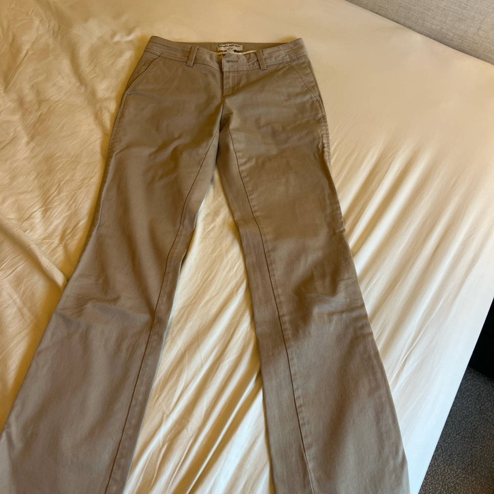 Banana Republic Tan Boot Cut Jeans
